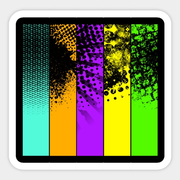 Halftone Sticker by AMDesigns